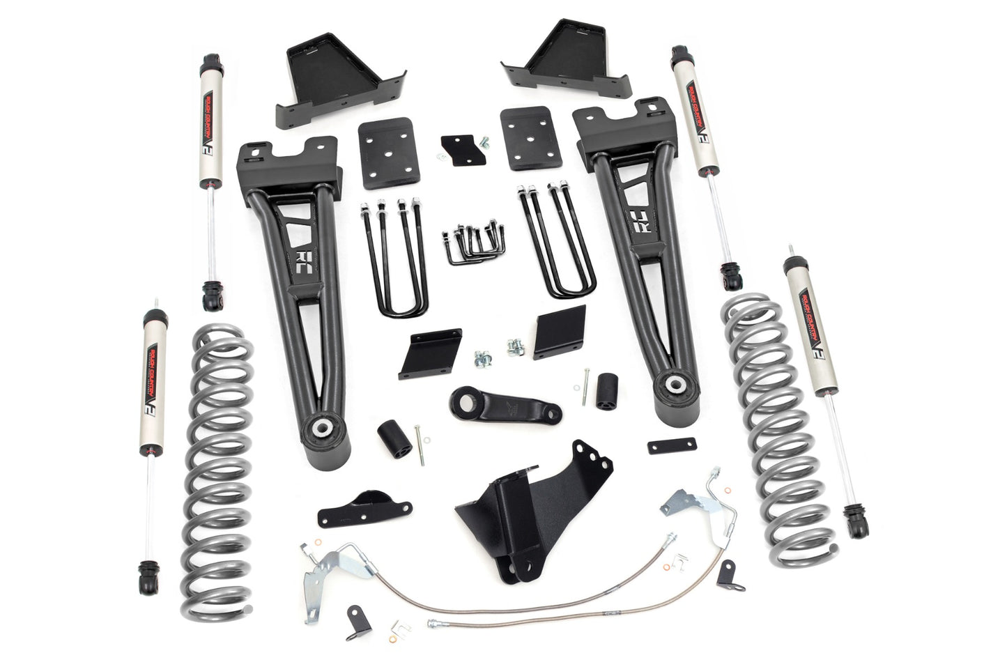 Rough Country 6 Inch Ford Radius Arm Suspension Lift Kit No Overload Springs w/V2 Shocks 11-14 F-250