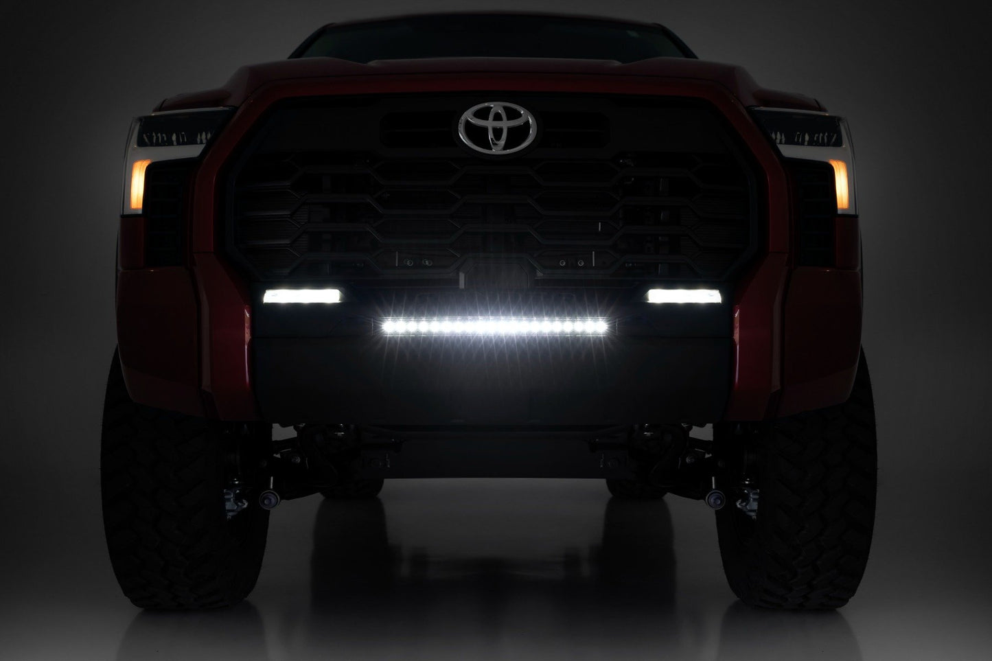LED Light Kit | Bumper Mount | 20" Black Slim Line | Toyota Tundra (22-26)