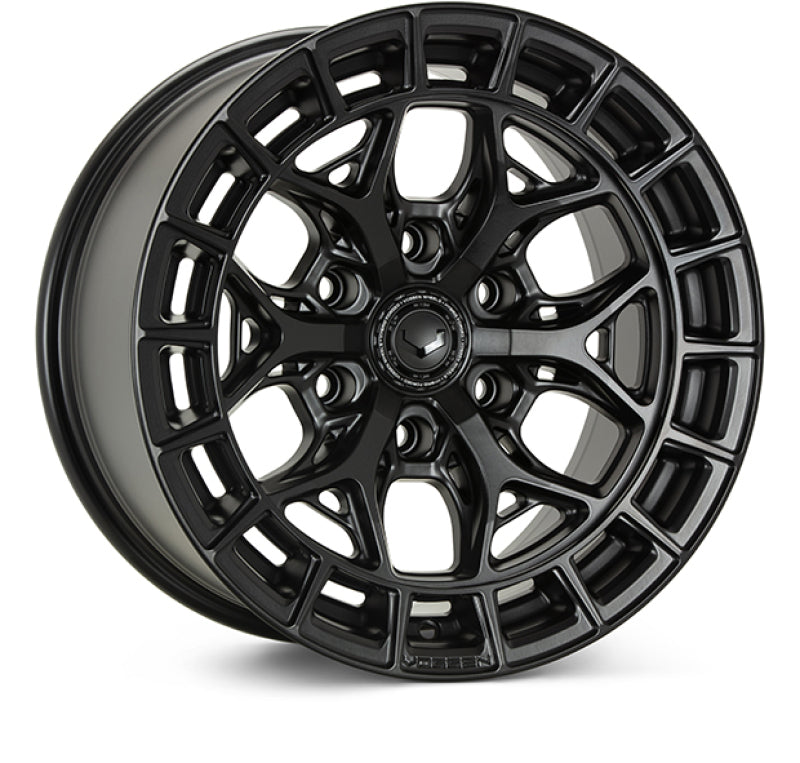 Vossen HFX-6 22x12 - 6x135 - ET-44 - Ultra Deep - 87.1 - Satin Black Wheel