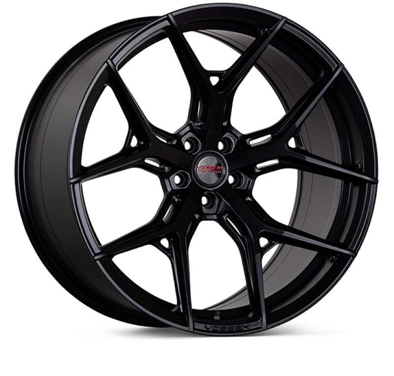 Vossen HF5 - 20x10.5 - ET32 - 5x114.3 - 70.6 - Deep - Satin Black Wheel