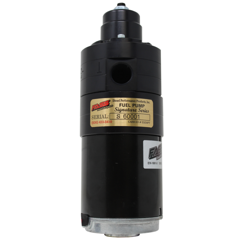 FASS 10-14 Dodge/RAM Cummins 6.7L 165gph Signature Series Adjustable Diesel Fuel Pump FAS D05 165G