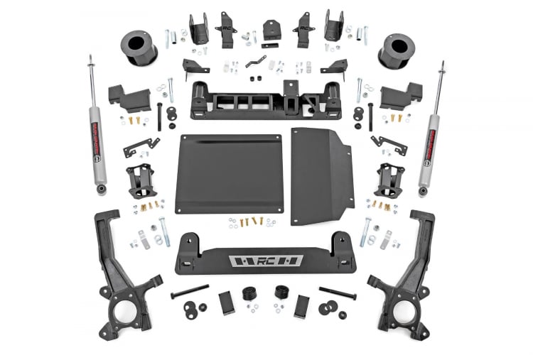 Rough Country 6 Inch Lift Kit | Toyota Tundra 4WD (2022-2023) With OE –  Strapt Performance Diesel And Offroad