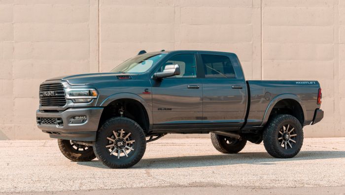 2019-2024 Ram 2500 6'' MAX3.3 Suspension System W/ Falcon 3.3 Shocks And Radius Arms Standard Output Diesel Motor