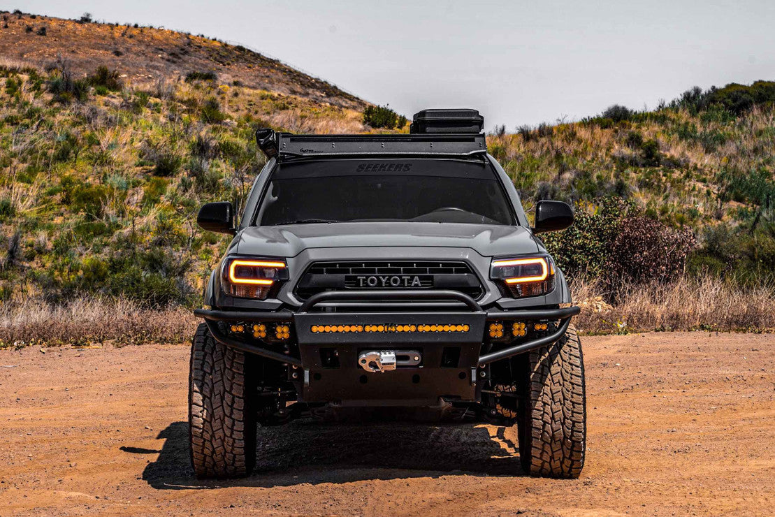 Morimoto 2012-2015 Toyota Tacoma XB Hybrid LED Headlights Amber DRL