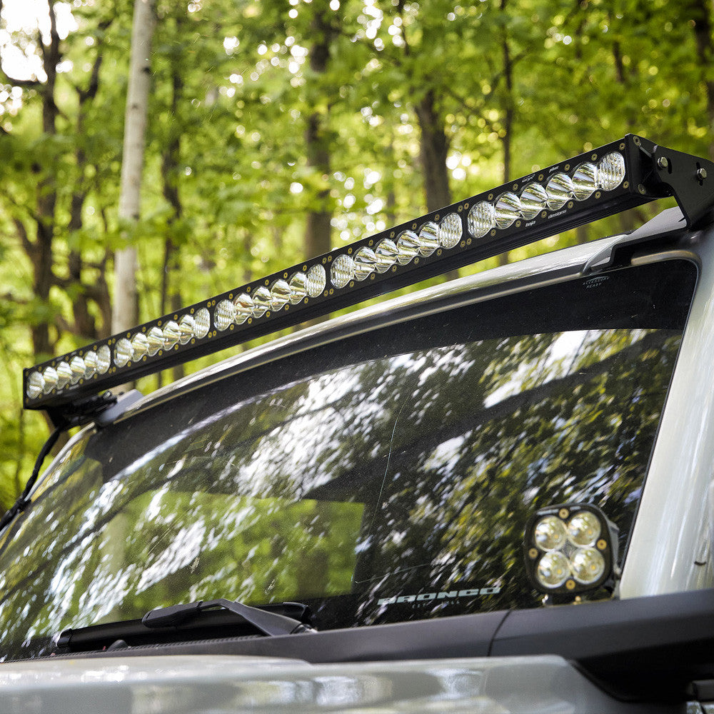 Baja Designs 2021+ Ford Bronco Roof Light Bar Kit 50 Onx6+ With Toggle Switch