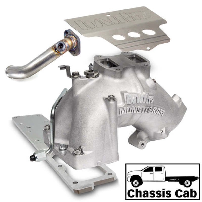 Banks Power 13-18 Ram 3500/4500/5500 6.7L Diesel Chassis Cab Monster-Ram Intake System w/Fuel Line - Natural