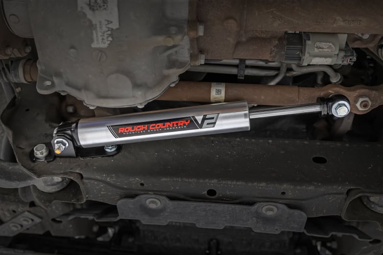 Rough Country V2 Steering Stabilizer | Chevy/GMC 2500HD/3500HD (16-25)