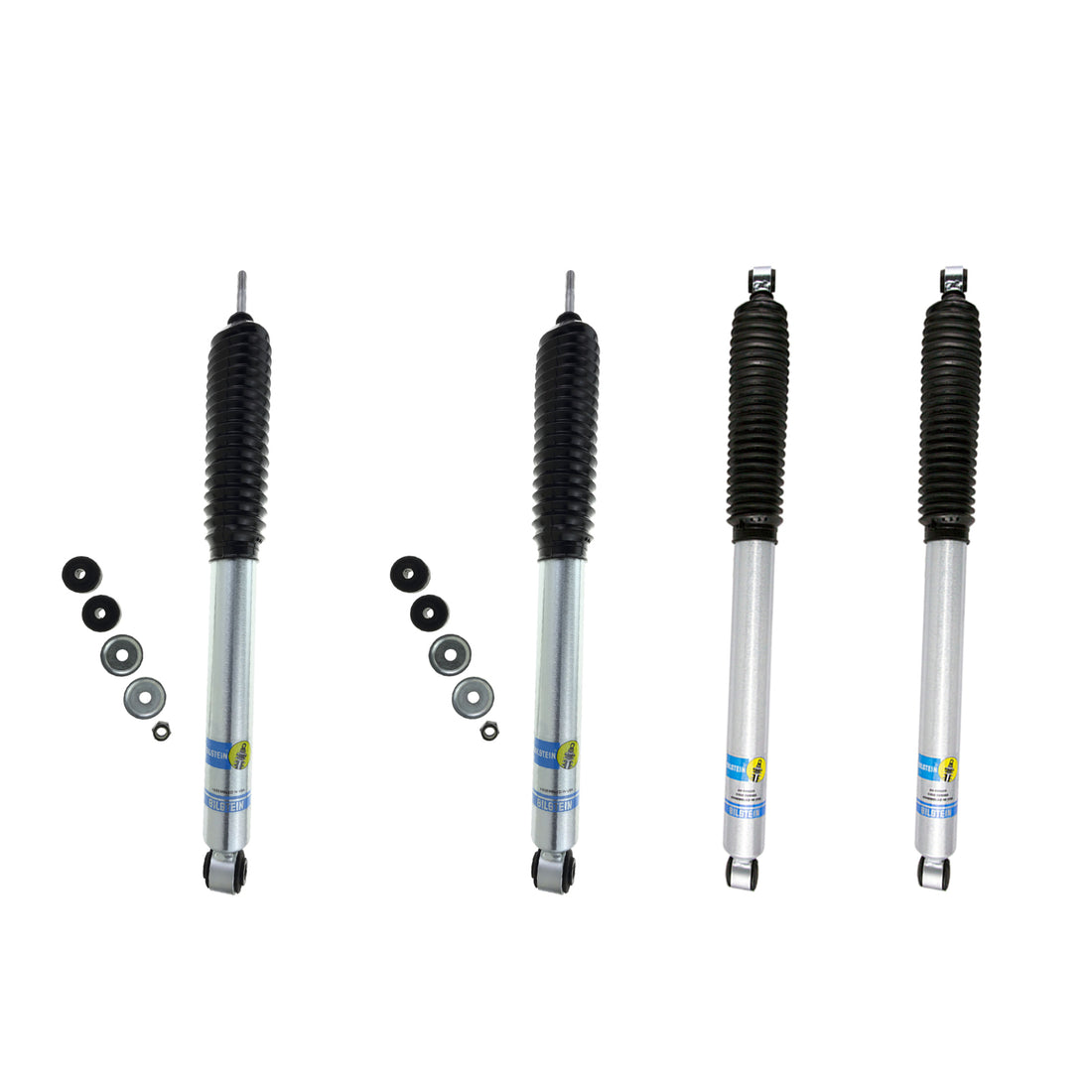 Stage 1 Package Bilstein 2017-2024 Ford F-250 / F-350 4WD Super Duty 5100 Series Front and Rear Shocks for Level Kits