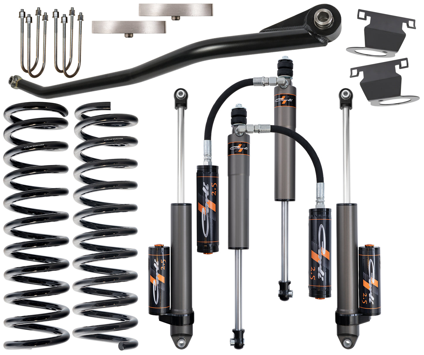 CARLI 2013-2025 Ram 3500 4x4 Diesel 2.5" Pathfinder Level Kit