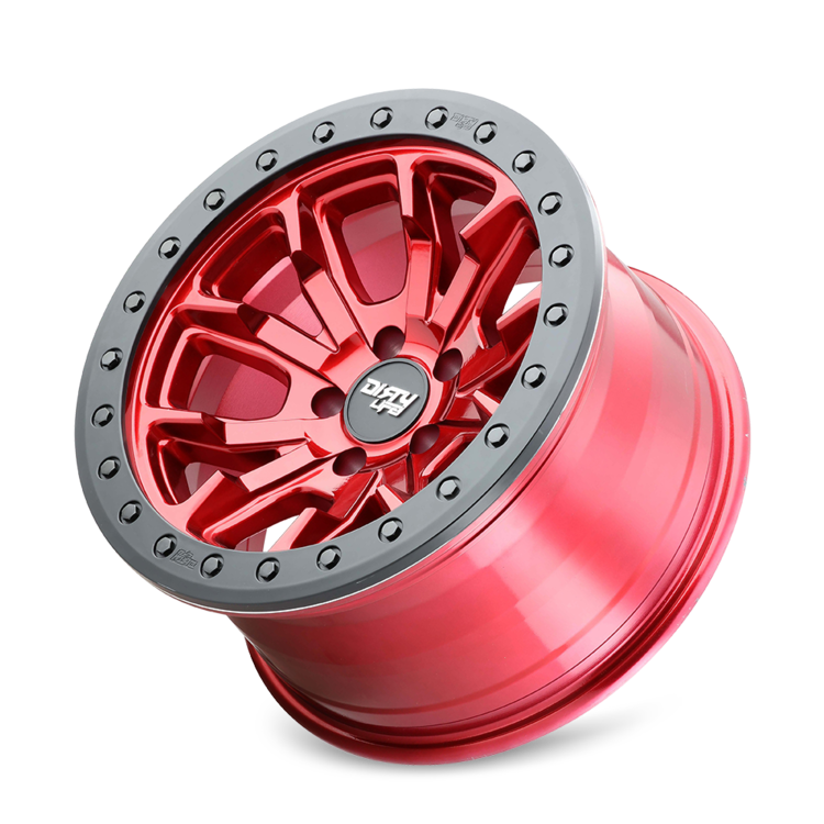 Dirty Life 9303 DT-1 17x9 / 6x135 BP / -12mm Offset / 87.1mm Hub Crimson Candy Red Wheel