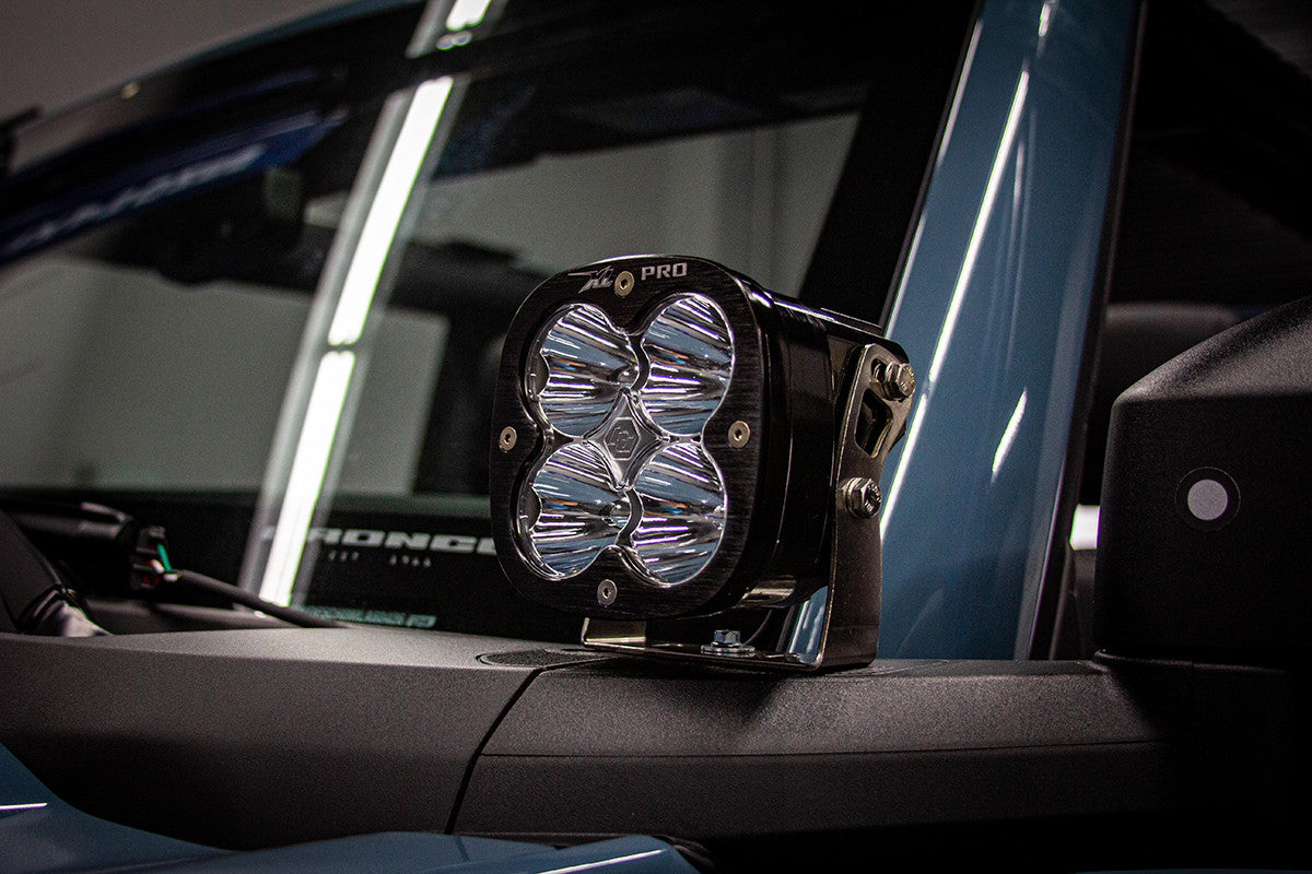 Baja Designs 2021+ Ford Bronco A Pillar Light Kit XL Sport Spot w/Upfitter