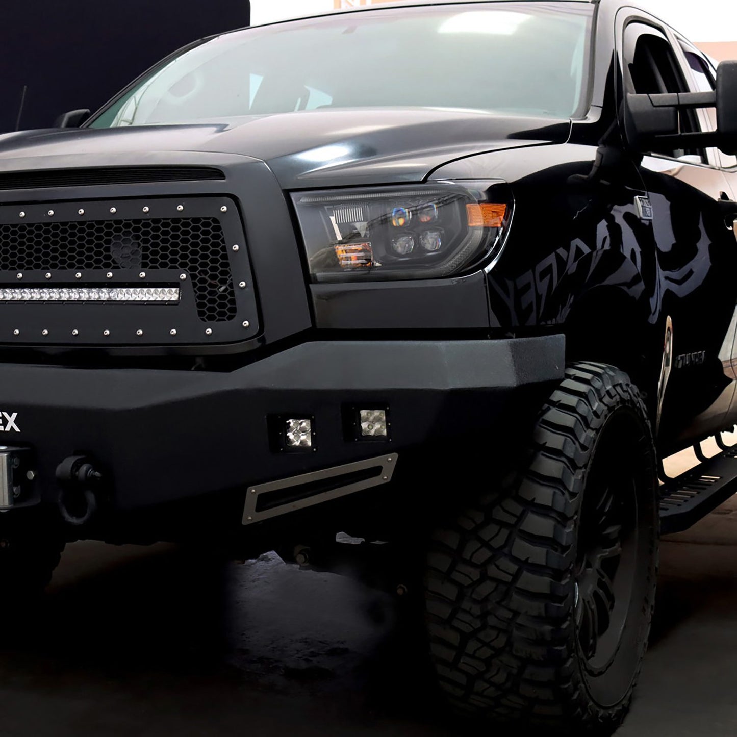 AlphaRex 07-13 Toyota Tundra/08-17 Toyota Sequoia MK II NOVA-Series LED Projector Headlights Black (With Level Adjuster)