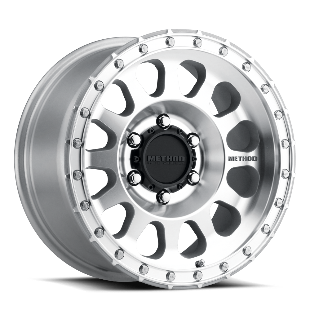 Method MR315 20x9 / 6x5.5 BP / 0mm Offset / 106.25mm CB Machined - Clear Coat Wheel