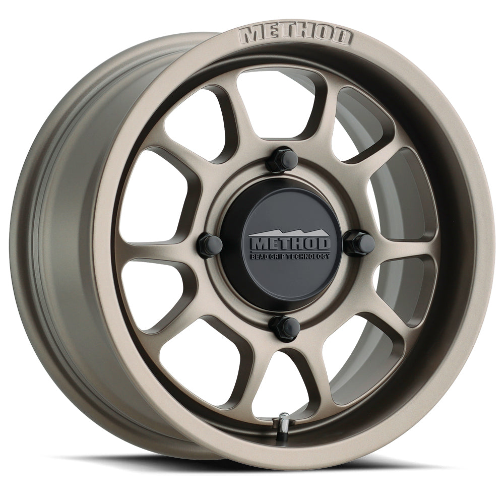 Method MR409 Bead Grip 15x7 5+2 38mm Offset 5x4.5 72 CB Steel Grey Wheel