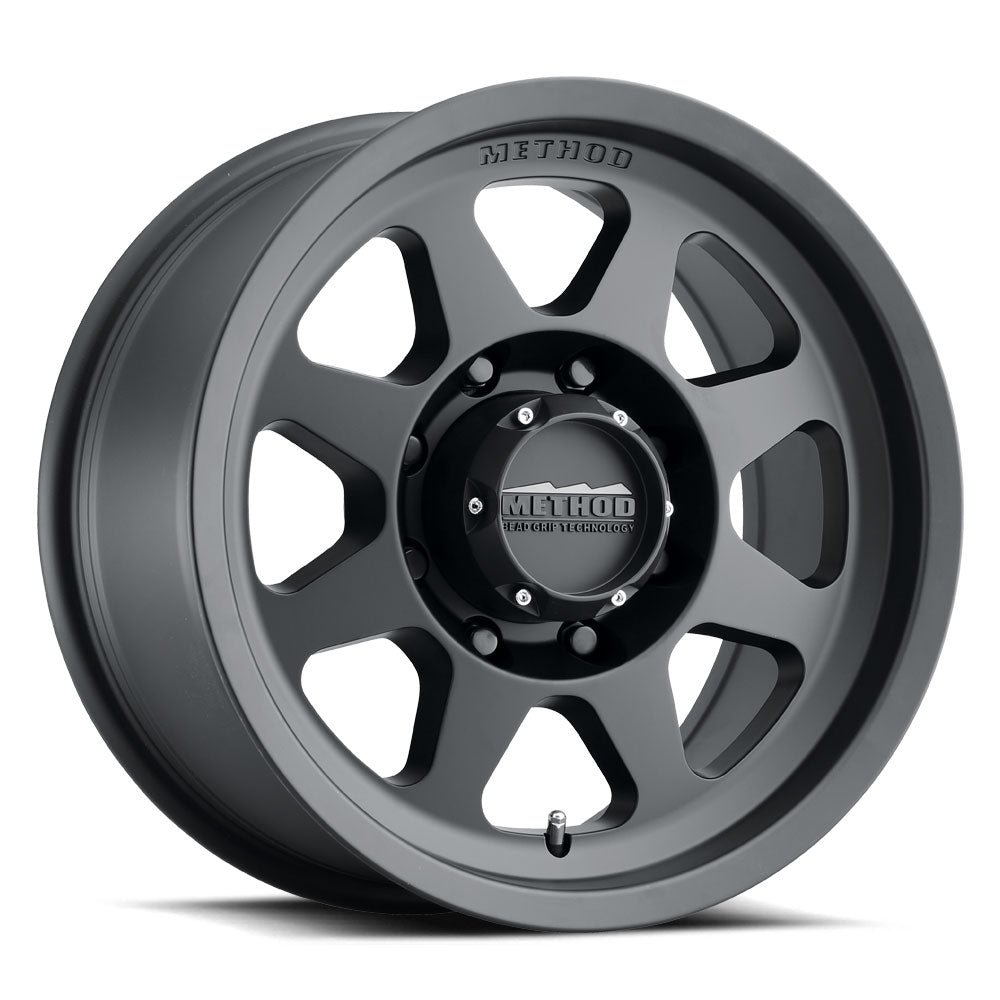 Method MR701 Bead Grip 17x8.5 0mm Offset 8x6.5 130.81mm CB Machined/Clear Coat Wheel
