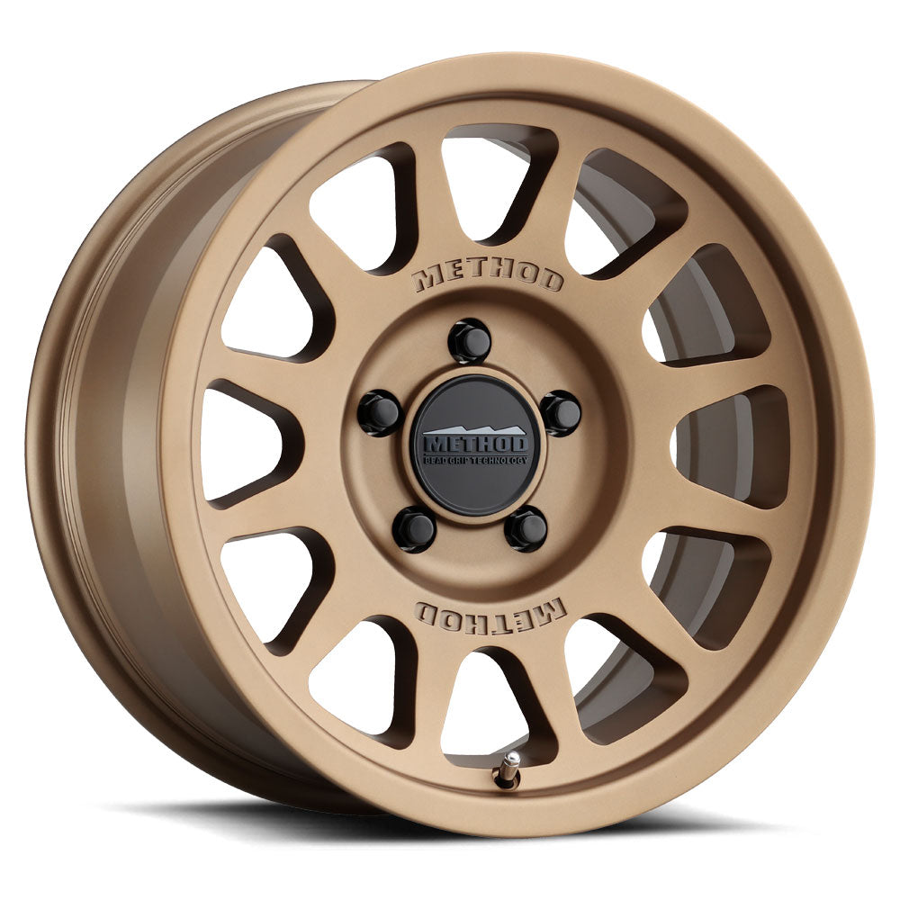Method MR703 17x9 / -12mm Offset / 71.5mm Bore / 5x5 BP / 4.8in BS - Method Bronze Wheel