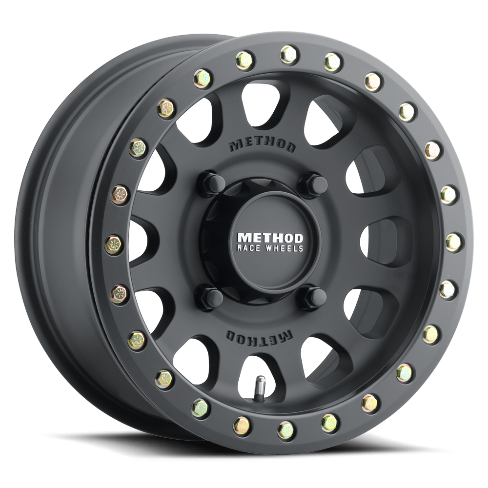 Method MR401 UTV Beadlock 15x10 6+4 25mm Offset 4x136 106 CB Matte Black Wheel