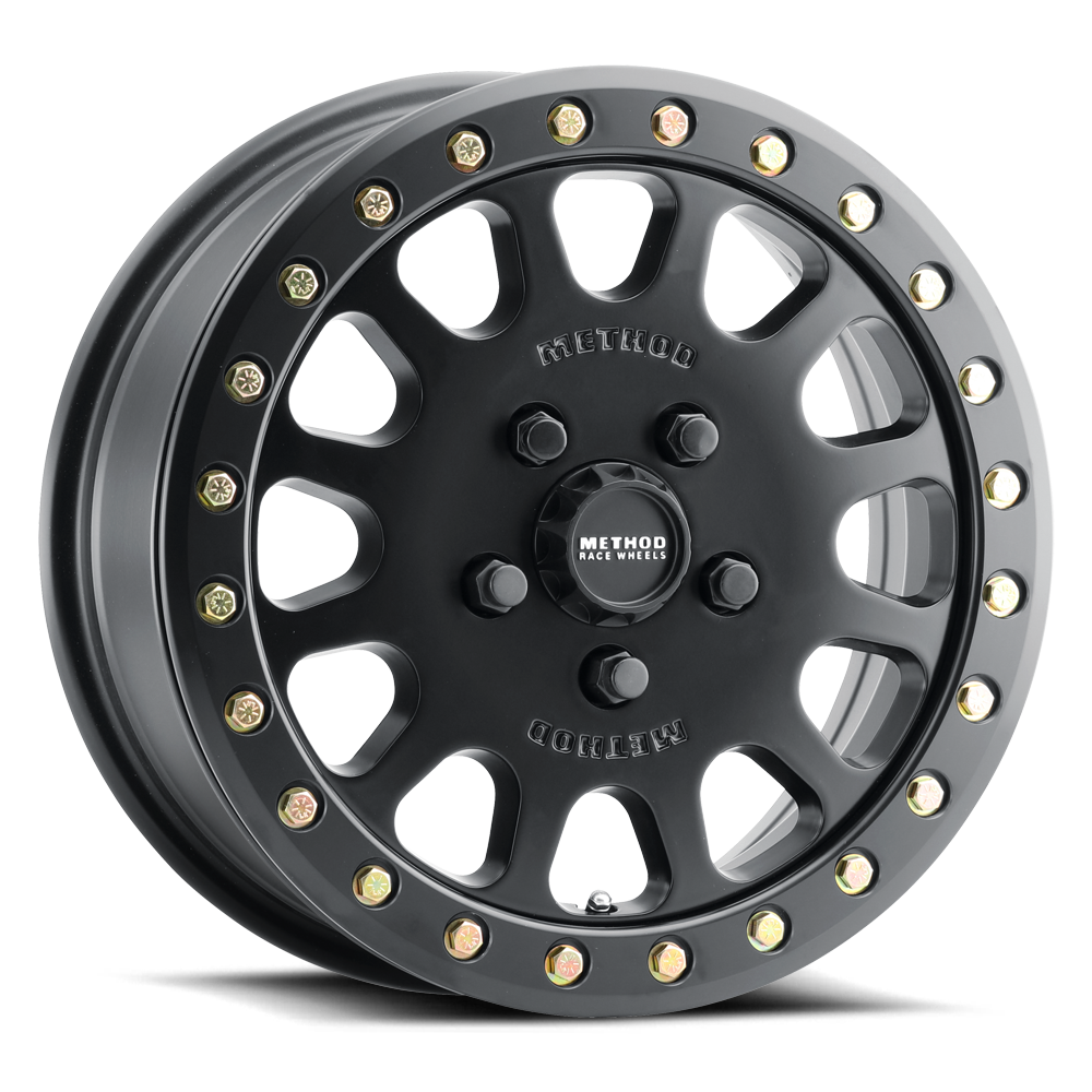 Method MR401 UTV Beadlock 15x6 / 5+1/49mm Offset / 5x4.5 / 72mm CB Matte Black Wheel