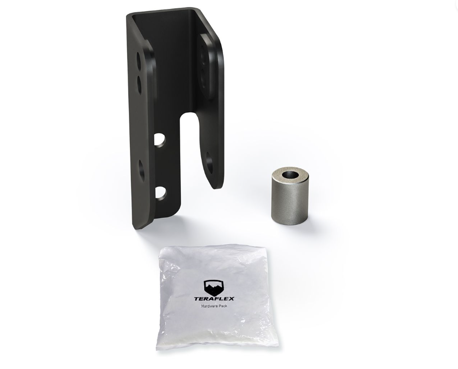 TeraFlex 2018-2025 Jeep Wrangler JL Rear Track Bar Axle Bracket Kit (2.5–4.5” Lift)