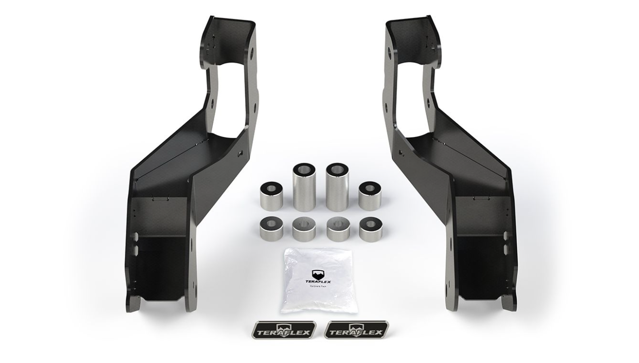 TeraFlex JL / JT: Sport Frame Bracket Kit – Front Control Arms (2.5-4.5" / 3.5-4.5")
