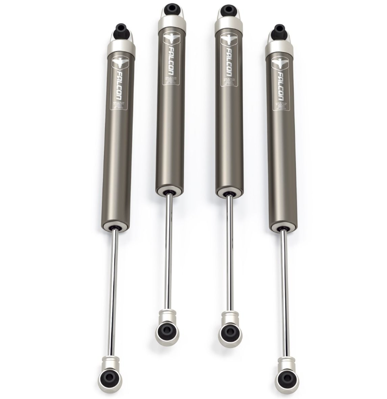 Falcon 2020-2025 Jeep Gladiator 1.1 Monotube Shock Kit (2–4.5” Lift)