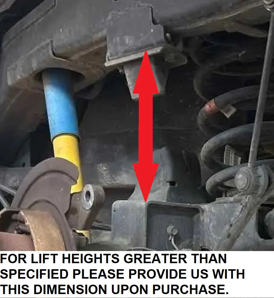 Full Travel Bags 2014-2024 Ram 2500 Detachable Long Travel Air Bags