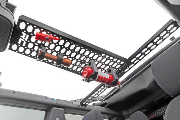 Rough Country Molle Mounting Panel w/ LED Dome Light | Overhead | Ford Bronco 4Dr (21-23)