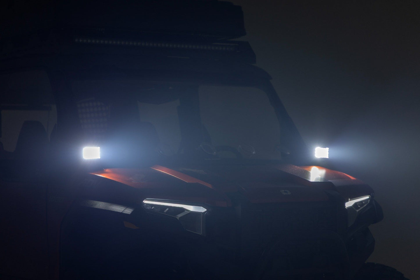 LED Light Kit | Front Mount | 2" Black Pair | White DRL | Polaris XPEDITION ADV 5
