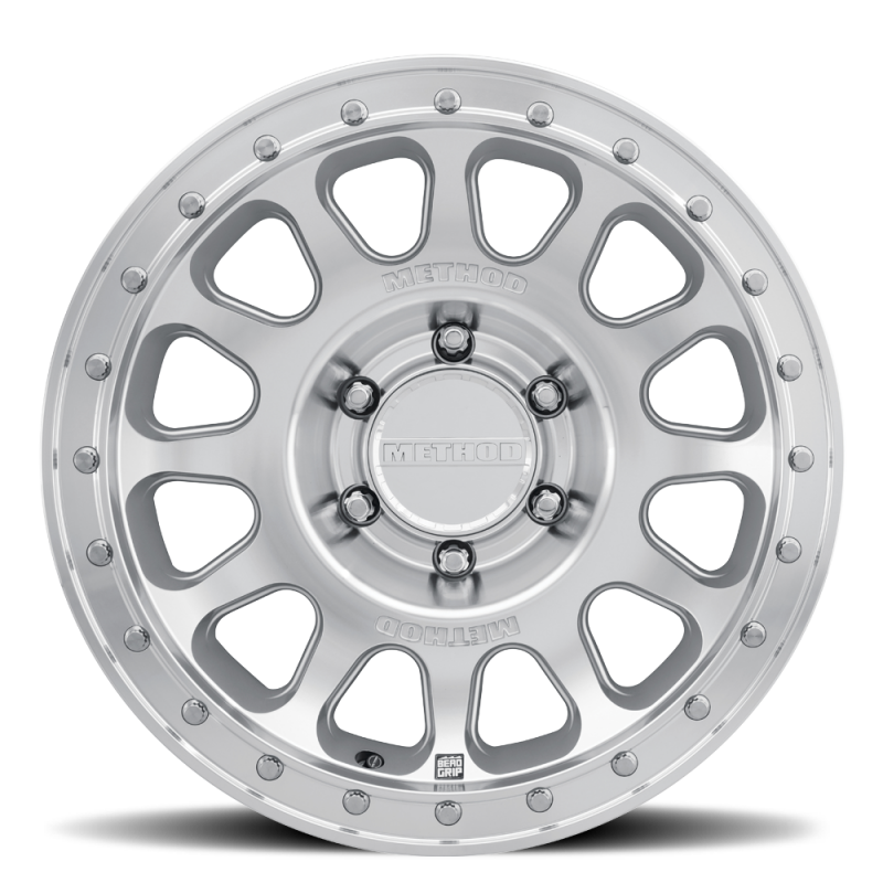 Method MR709 HD Bead Grip 17x 8.5in / ET0 / 6x135 BP / 87mm Bore - Machined Wheel