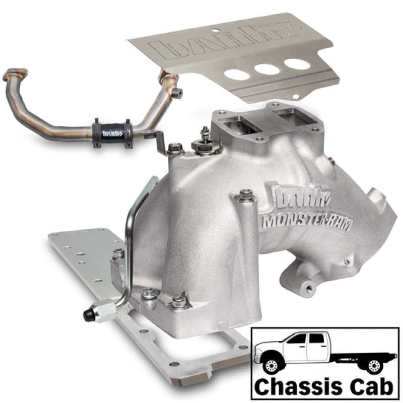 Banks Power 19-24 Ram 3500/4500/5500 6.7L Diesel Chassis Cab Monster-Ram Intake System w/Fuel Line - Natural