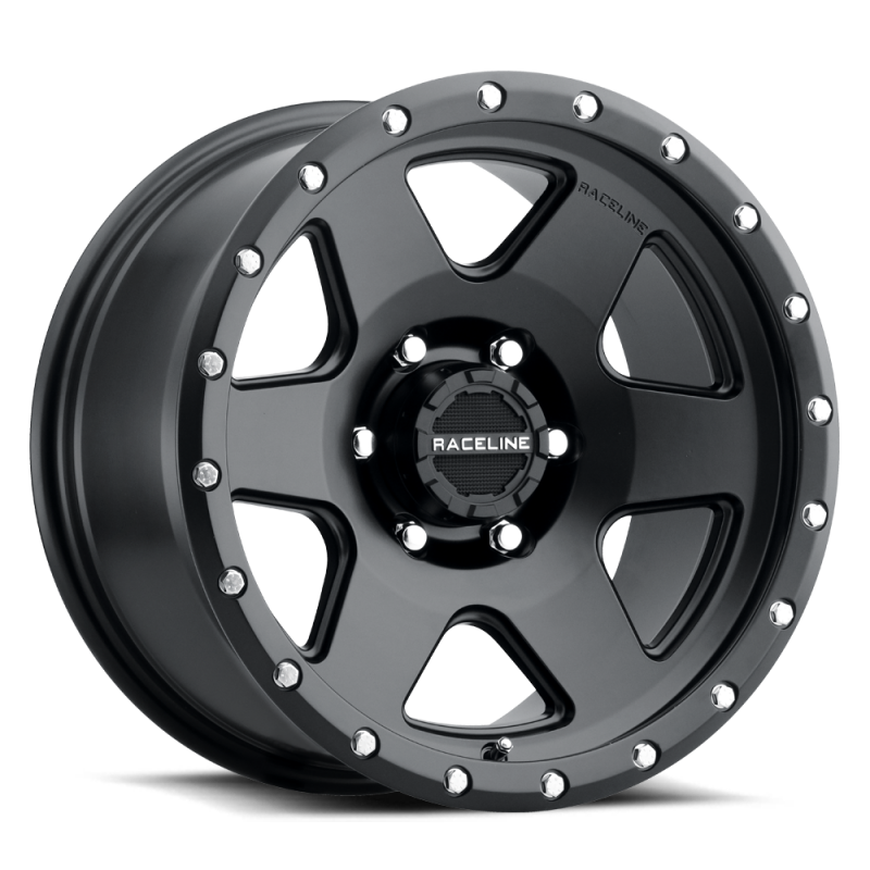 Raceline 946B Boost 18x8in 6x120 BP 35mm Offset 67.1mm Bore - Satin Black Wheel