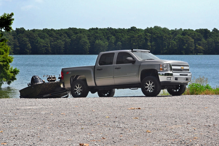 Rough Country Chevy Silverado & GMC Sierra 1500 4WD (2007-2013) 6.0 Inch Lift Kit w/ M1 Loaded Struts and M1 Shocks
