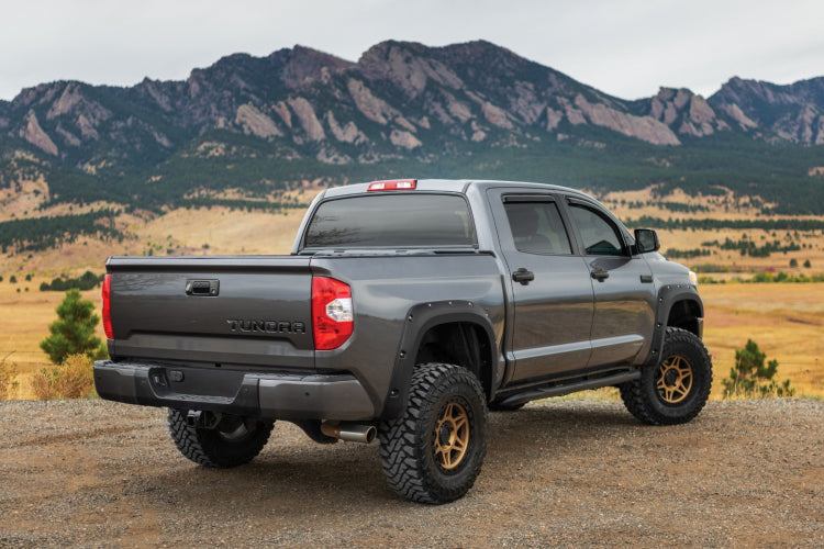 Rough Country Pocket Fender Flares, Gloss Black, Toyota Tundra (2014-2021)