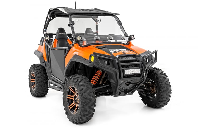 Rough Country Vented Full Windshield | Scratch Resistant | Polaris RZR 08-14 800