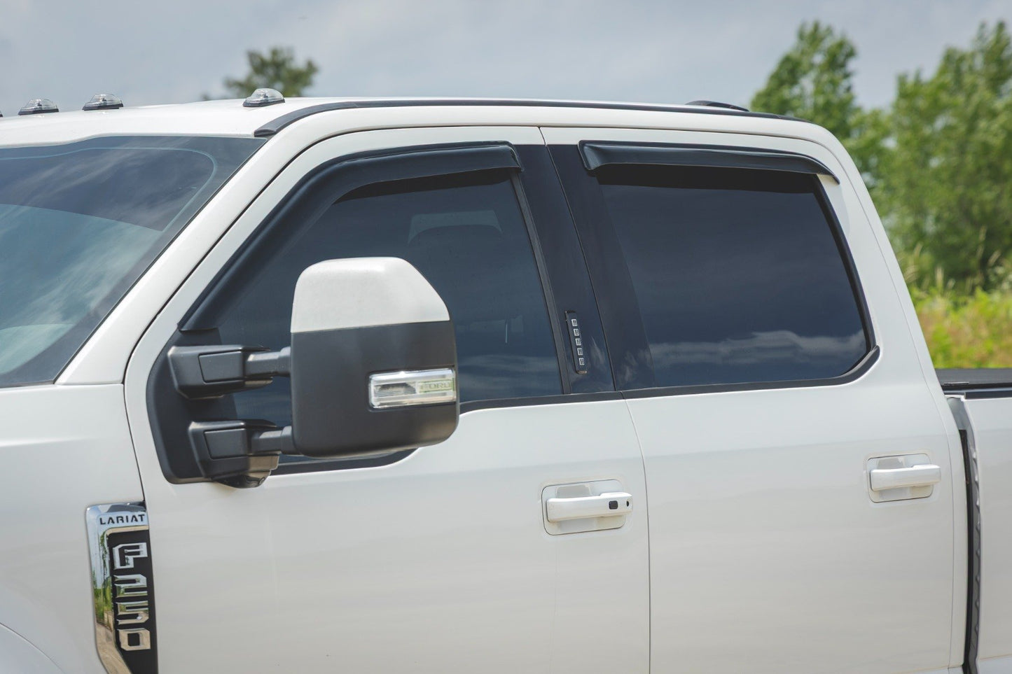 Side Window Deflectors | Tape On Rain Guard | Ford F-150 (17-26)/F-250 (15-26)