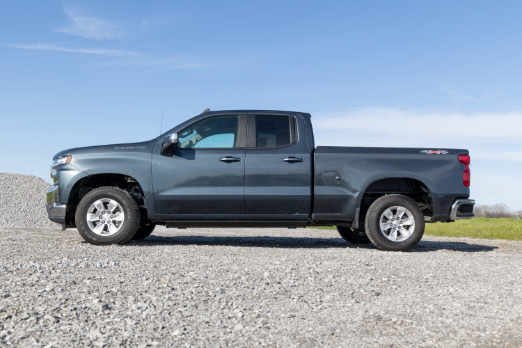 Rough Country Power Running Boards Lighted, Double Cab Chevy/GMC 1500/2500HD/3500HD (2019-2025)