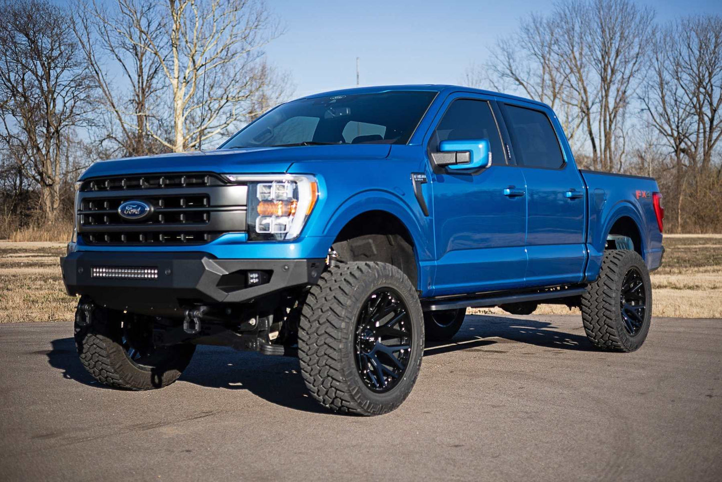 Rough Country RPT2 Running Board Steps Crew Cab 15-23 Ford F-150 / 17-23 Super Duty