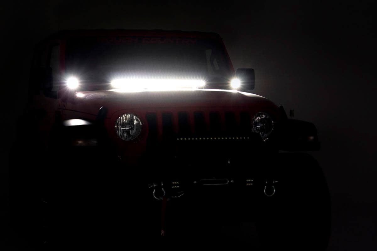 LED Light Kit | Hinge Mount | 2" Spectrum Pair | Jeep Gladiator JT/Wrangler JL (18-26)
