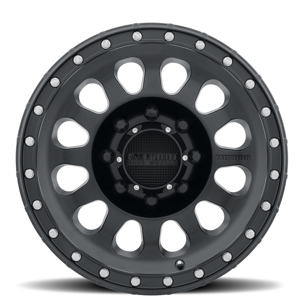 Method MR315 20x10 / 8x180 BP / -18mm Offset / 130.81mm CB Matte Black Wheel