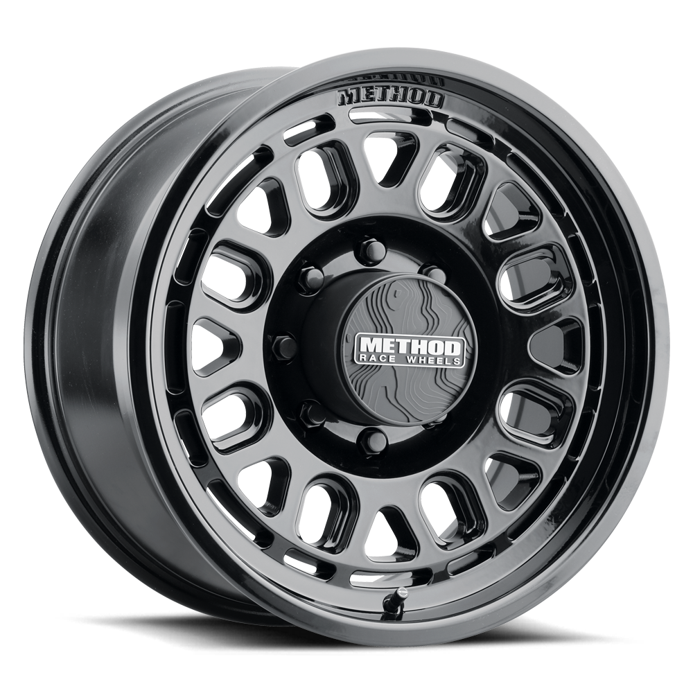 Method MR321 20x9 +18mm Offset 8x170 BP 130.81mm CB 5.68in BS Gloss Black Wheel