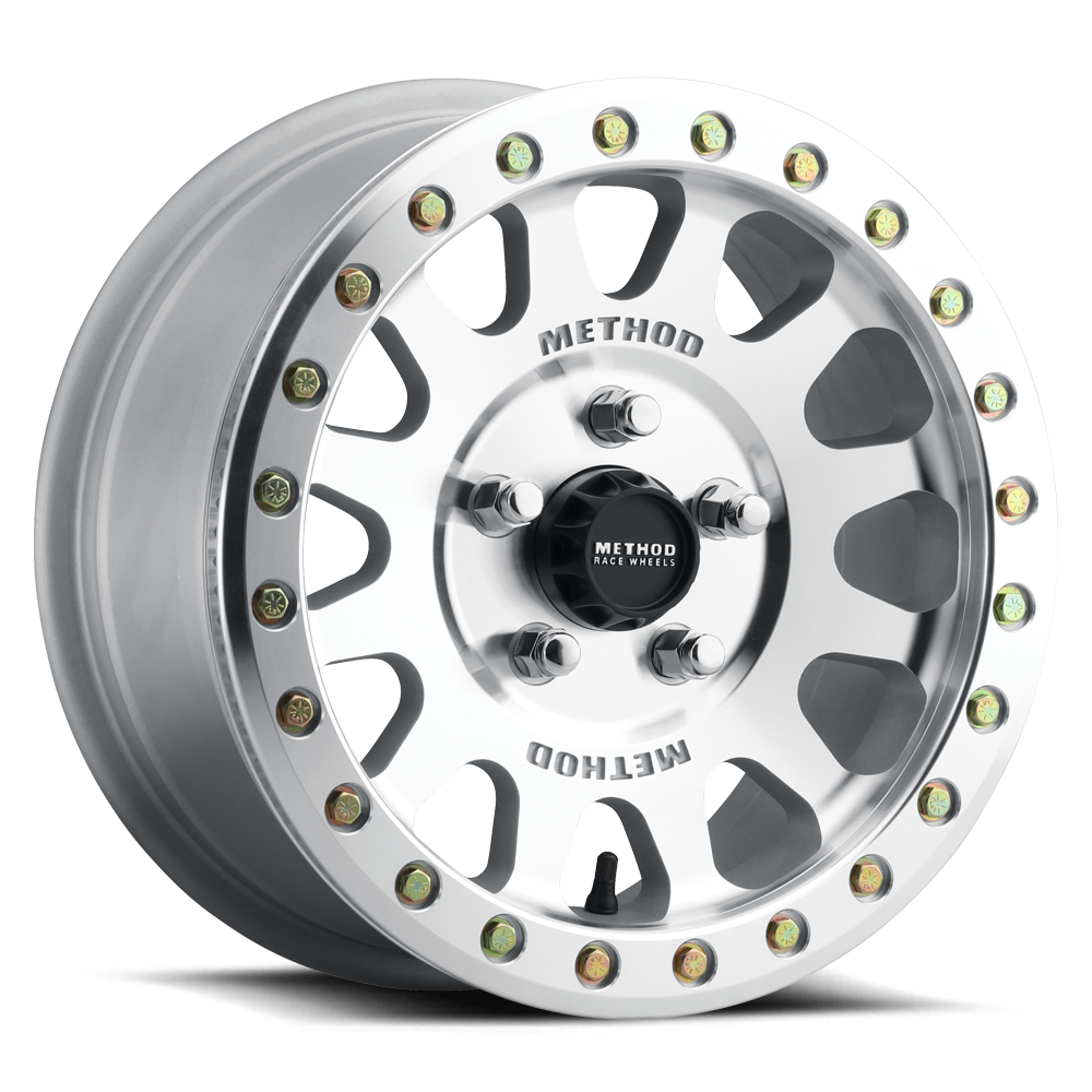 Method MR401 UTV Beadlock 15x7 5+2 38mm Offset 5x4.5 72 CB Machined - Raw Wheel