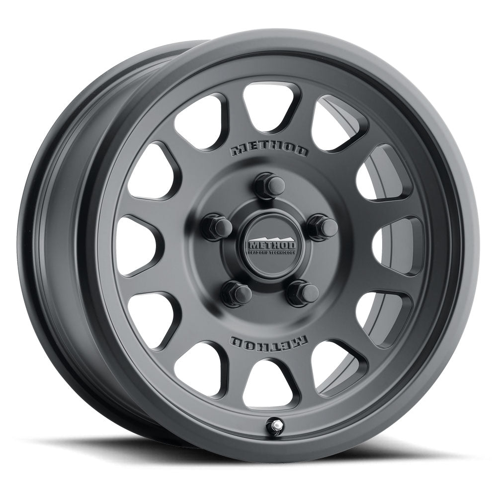 Method MR414 Bead Grip 15x7 4+3 13mm Offset 5x4.5 76mm CB Matte Black Wheel