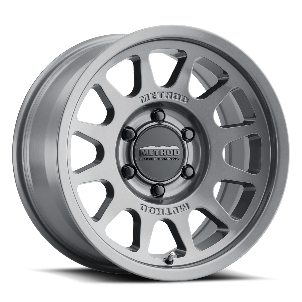 Method MR703 Bead Grip 17x8.5 6x5.5 +35mm Offset 106.25mm Centerbore - Gloss Titanium Wheel