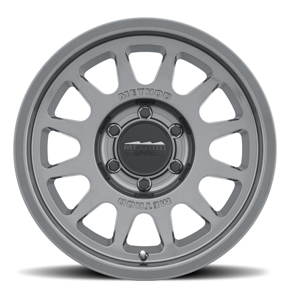 Method MR703 17x9 / -12mm Offset / 106.25mm Bore / 6x5.5 BP / 4.8in BS - Gloss Titanium Wheel