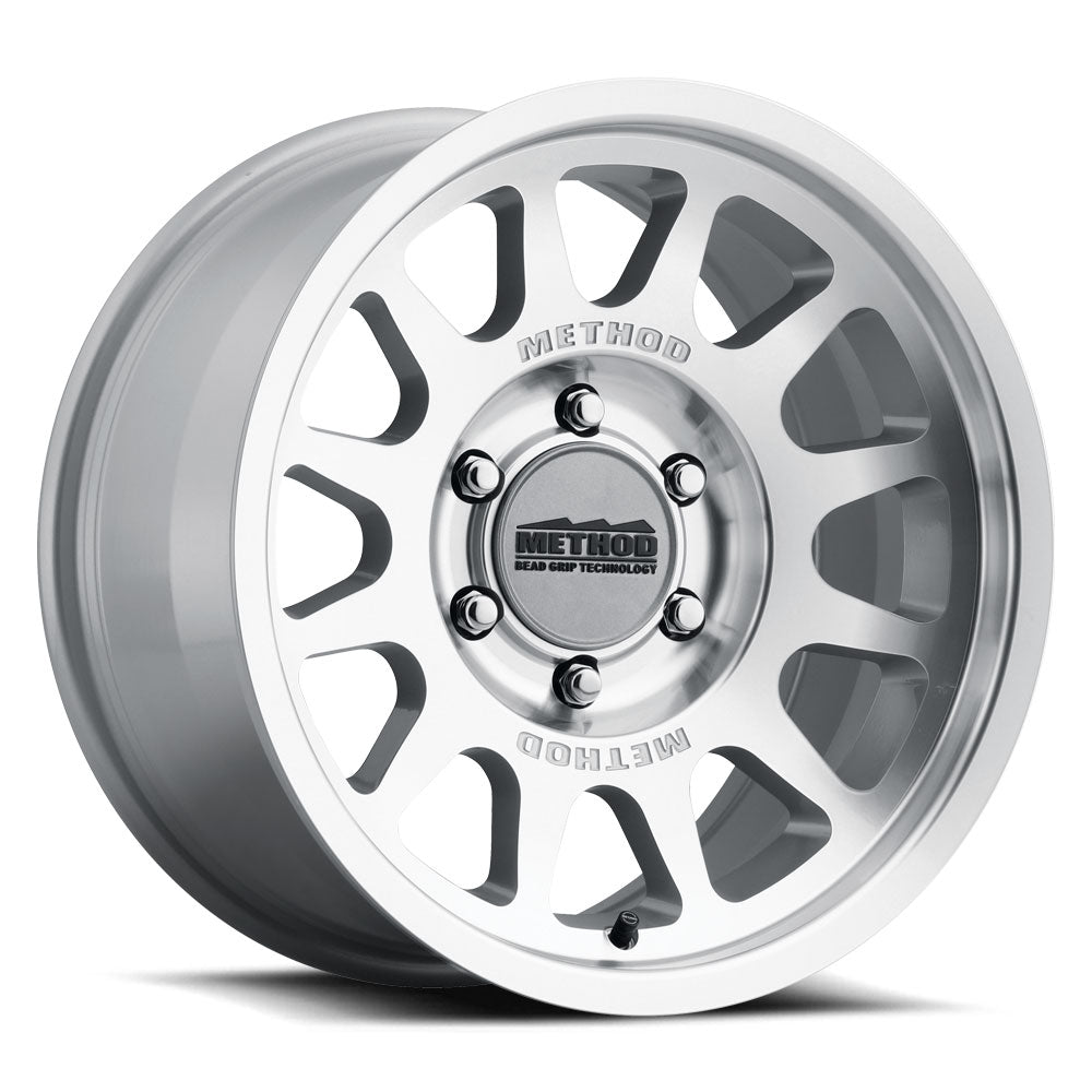 Method MR703 Bead Grip 17x8.5 0mm Offset 6x5.5 106.25mm CB Machined/Clear Coat Wheel