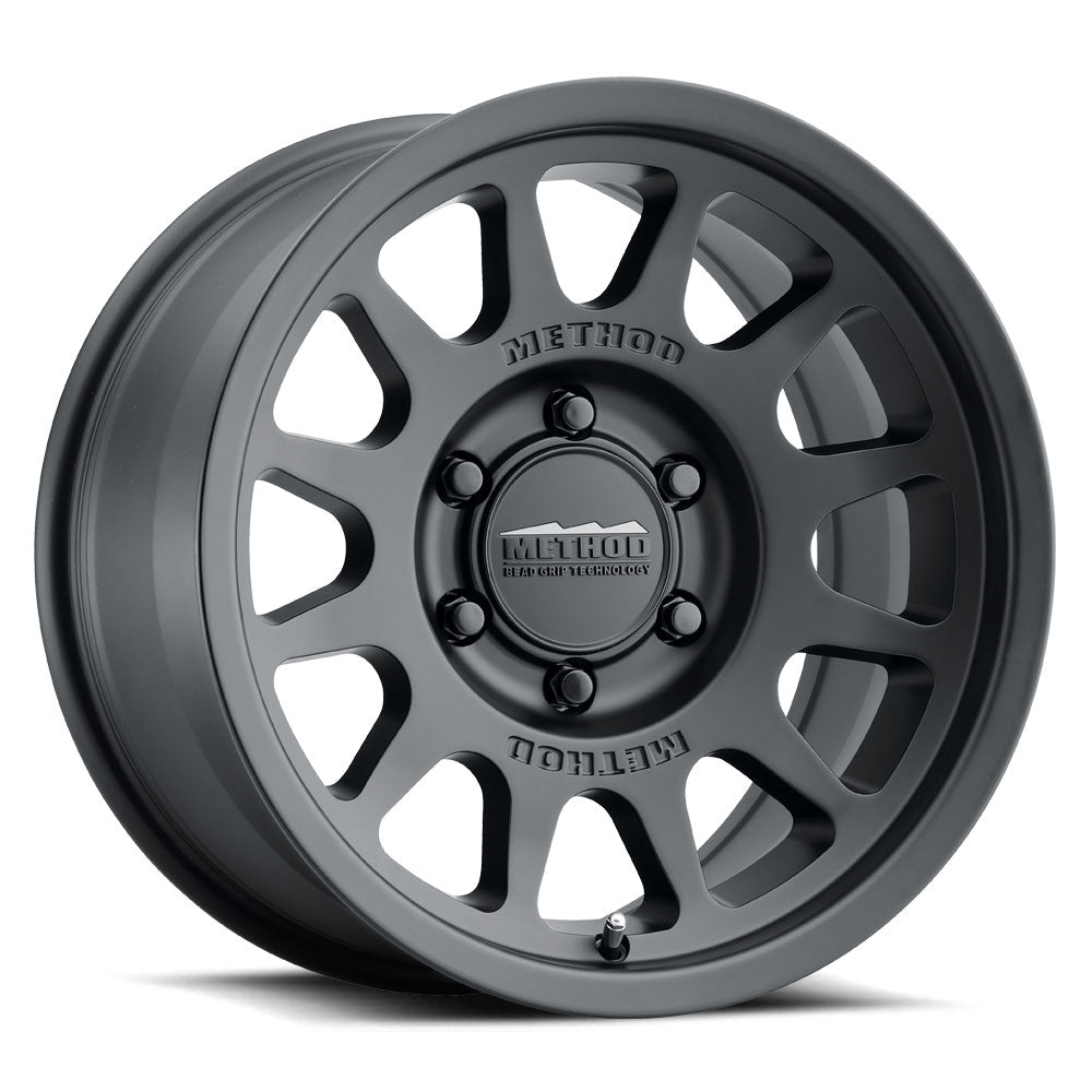 Method MR703 17x9 / -12mm Offset / 106.25mm Bore / 6x5.5 BP / 4.8in BS - Matte Black Wheel