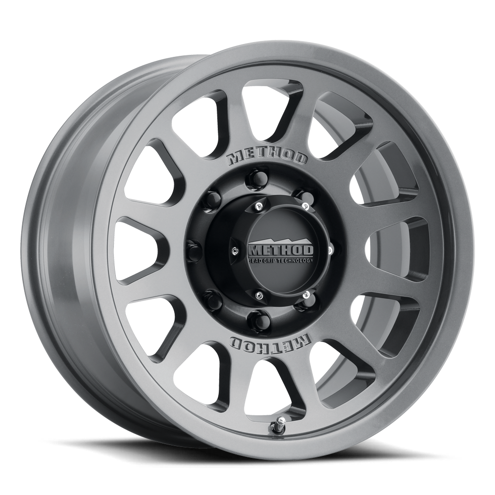 Method MR703 17x9 / -12mm Offset / 130.81mm Bore / 8x6.5 BP / 4.8in BS - Gloss Titanium Wheel