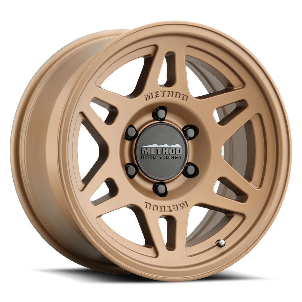 Method MR706 Bead Grip 18x9 18mm Offset 6x5.5 5.5mm Method Bronze Wheel