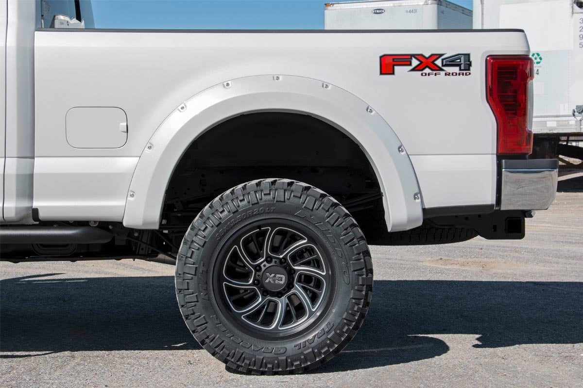 Pocket Fender Flares | Z1 Oxford White | Ford F-250/F-350 Super Duty (17-22)