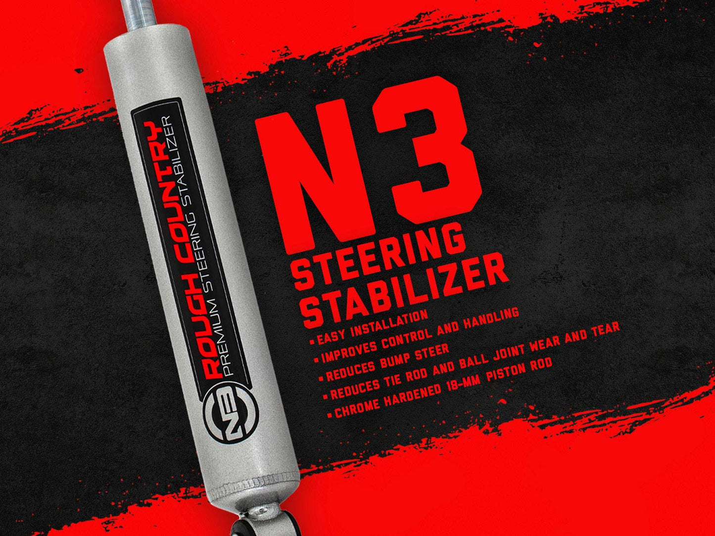 N3 Steering Stabilizer | Ram 2500 (11-12)/2500 (94-10)/3500 (11-12)/3500 (94-10)